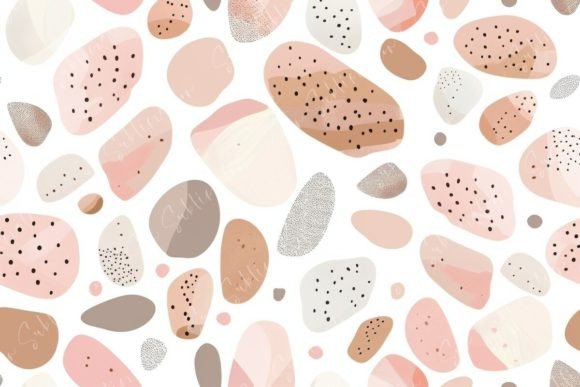 Abstract Pebbles Pattern: A Versatile Asset for Modern Design Workflows