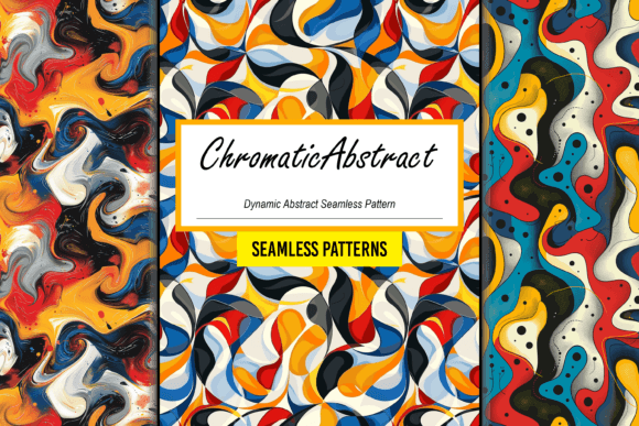 Dynamic Abstract Seamless Pattern Arts