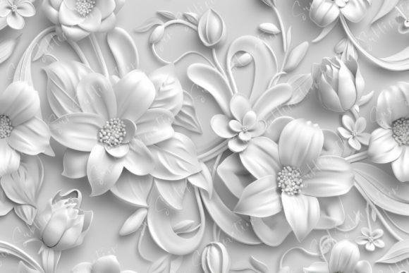 Elegant Floral Art: Timeless Beauty for Creative Projects