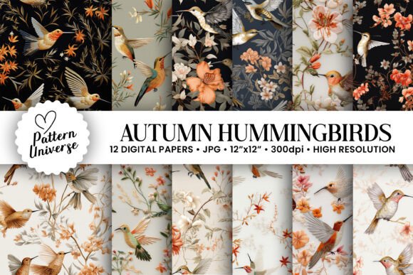 Fall Hummingbirds Digital Papers: A Guide to Quality Craft Results