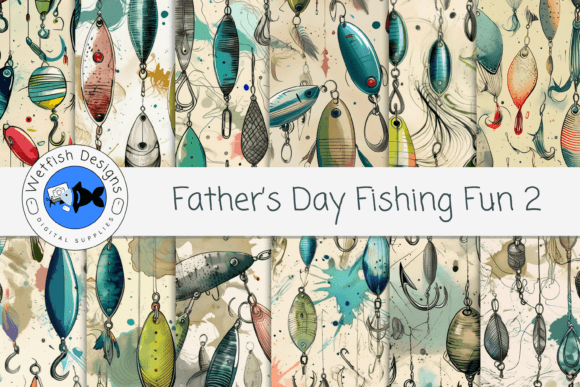 Father's Day Fishing Fun Paper Pack 2