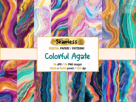 The Renaissance of Natural Aesthetics: Integrating Colorful Agate Seamless Digital Paper into Modern Creative Workflows